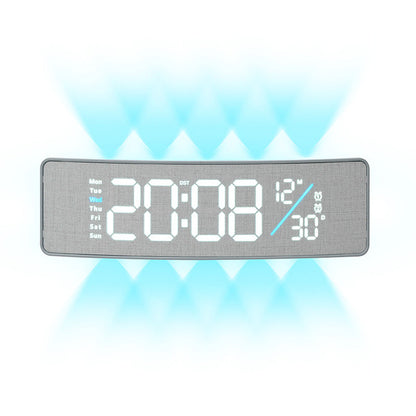 Horloge numérique multifonction avec affichage jour et température - Foivo