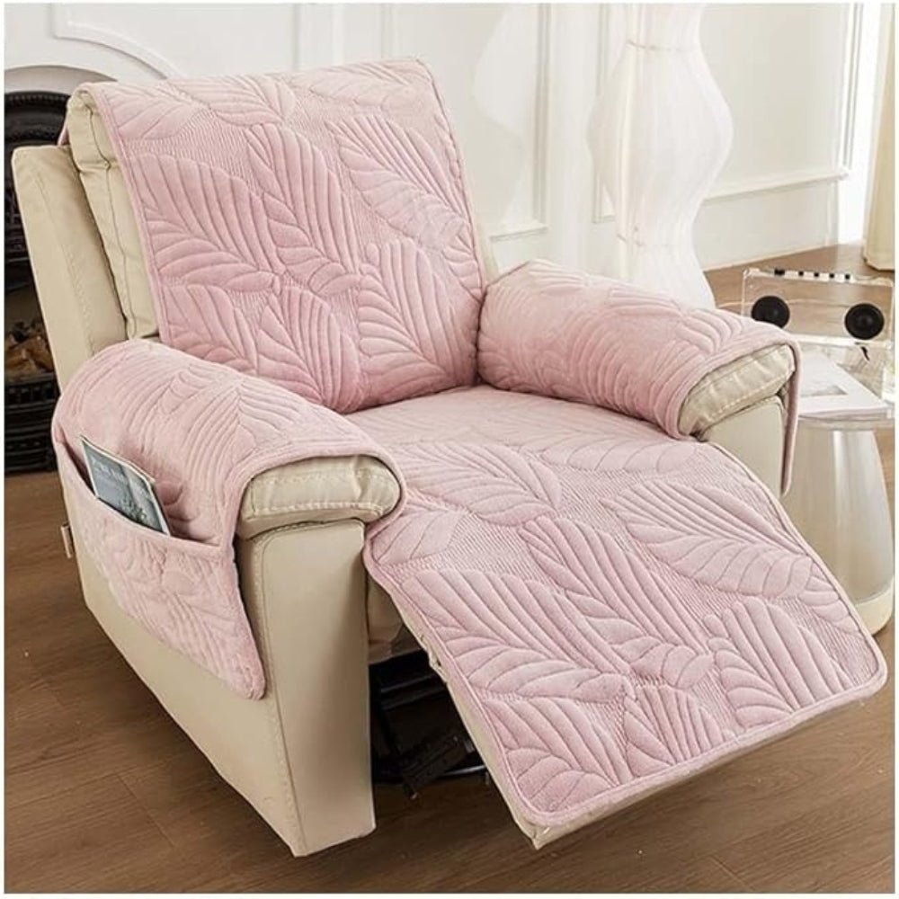Housse Fauteuil Unisexe Microfibre Antidérapante Coupe Ajustée