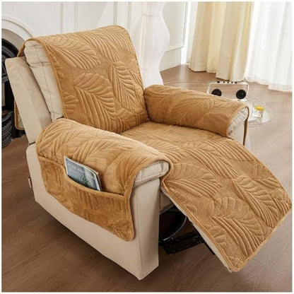 Housse Fauteuil Unisexe Microfibre Antidérapante Coupe Ajustée