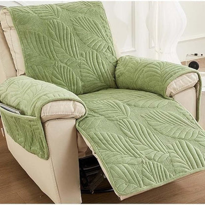 Housse Fauteuil Unisexe Microfibre Antidérapante Coupe Ajustée