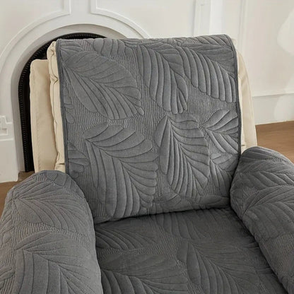 Housse Fauteuil Unisexe Microfibre Antidérapante Coupe Ajustée