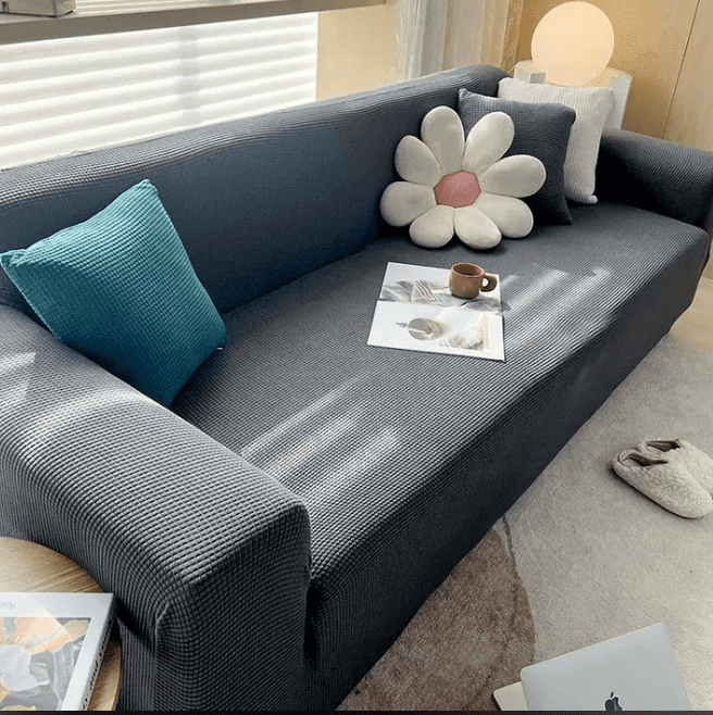 Housse de canapé Tissu Jacquard Antidérapante Durable - Foivo