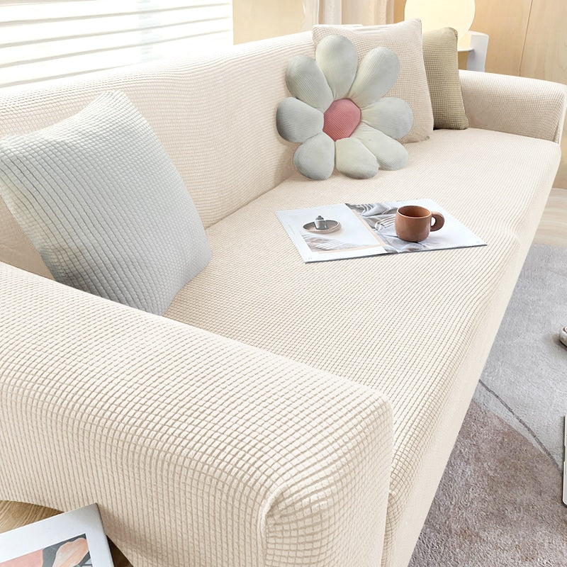 Housse de canapé Extensible avec Protection Antidérapante Ajustable - Foivo