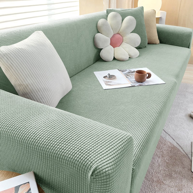 Housse de Canapé Extensible Moderne Ajustable avec Protection Antidérapante 6