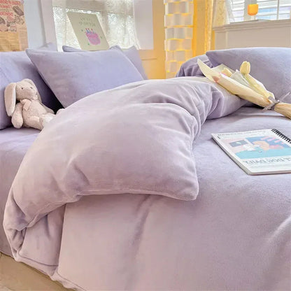 Housse de couette Flanelle Douillette Confortable - Foivo