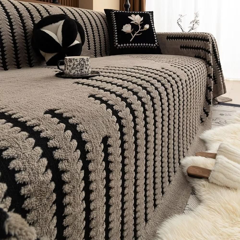 Housse de canapé Tissu Confortable Style Vintage - Foivo