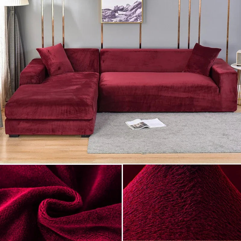 Housse de canapé extensible ajustable 18