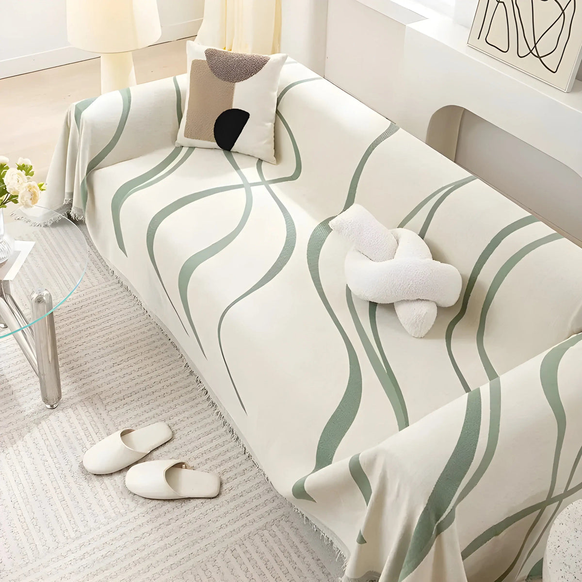 Housse de canapé réversible moderne 5
