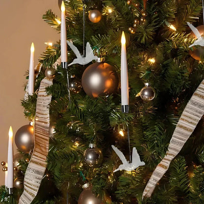 Guirlande de Noël Lumières LED Bougies Sécuritaires