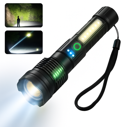Lampe Torche LED Tactique Rechargeable - BlxckFR