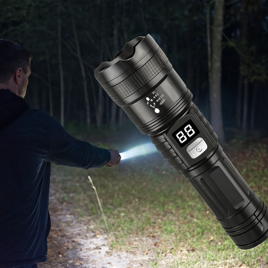 Lampe de Chasse Rechargeable LED Zoom Puissant - BlxckFR