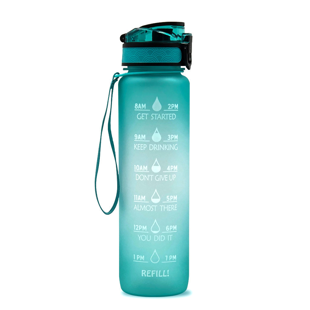 Bouteille d'Eau Inspirante 1L Sans BPA avec Calendrier