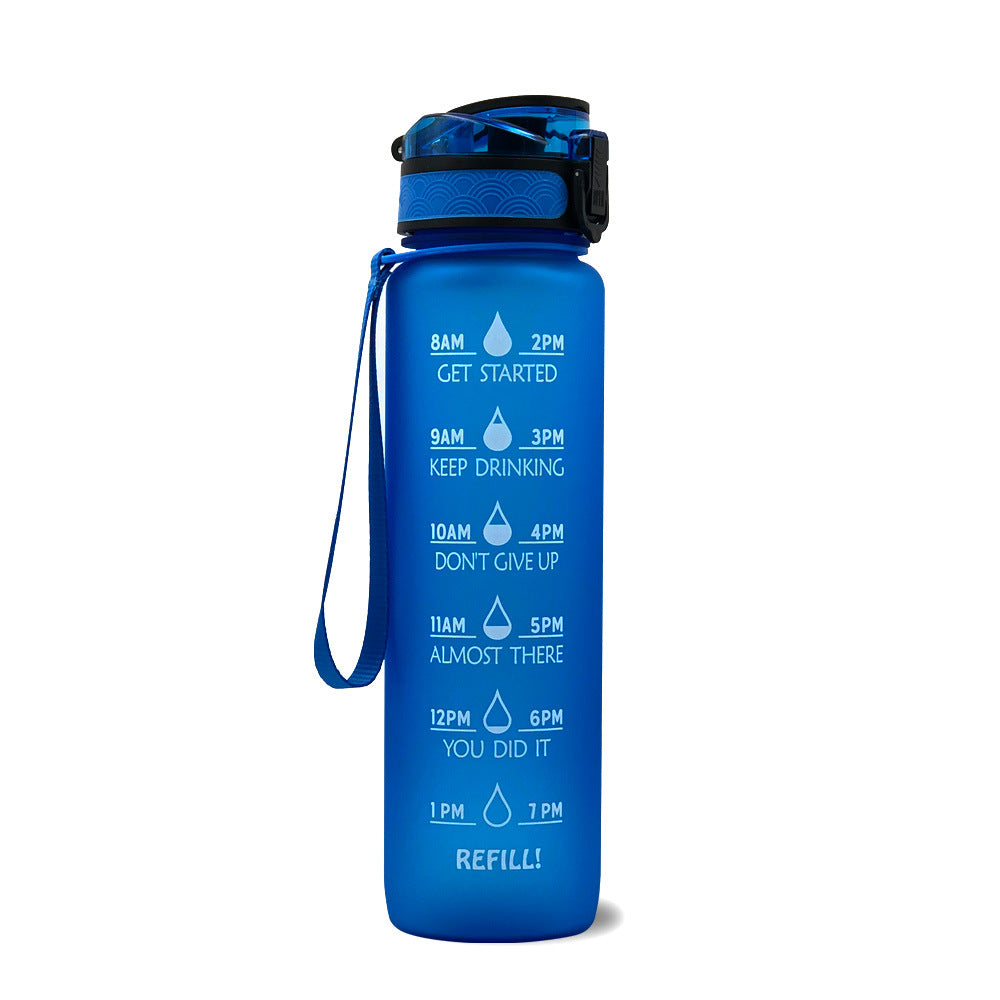 Bouteille d'Eau Inspirante 1L Sans BPA avec Calendrier