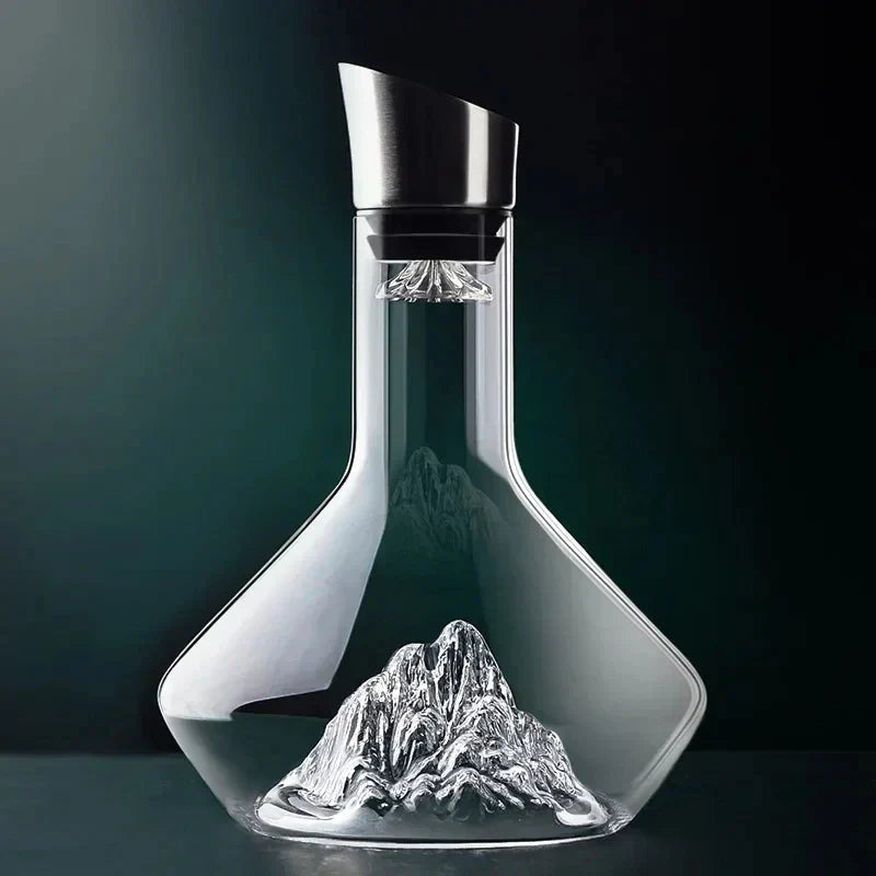 Carafe à Vin en Cristal 1,5L Main Artisanale - Foivo