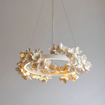 Lustre Floral en Céramique Chic et Accueillant - Foivo