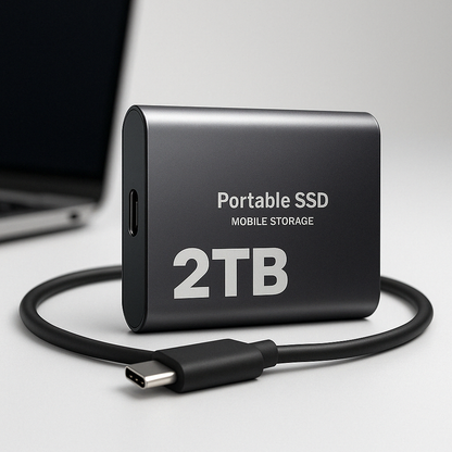 Disque Dur Externe 2TB Compacte et Rapide - BlxckFR