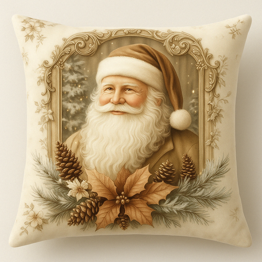 Housses de Coussin Noël Velours Rétro Élégant - BlxckFR