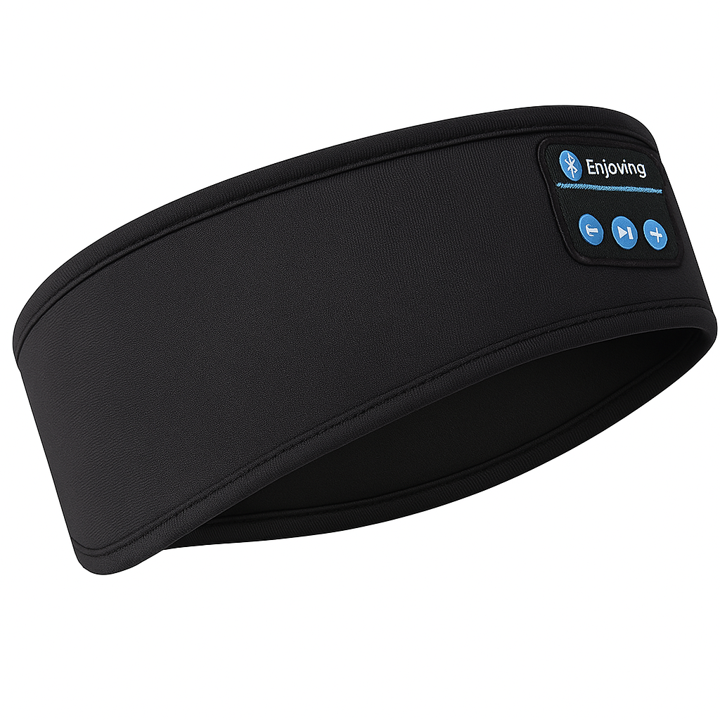 Casque Bluetooth Doux Bandeau de Nuit