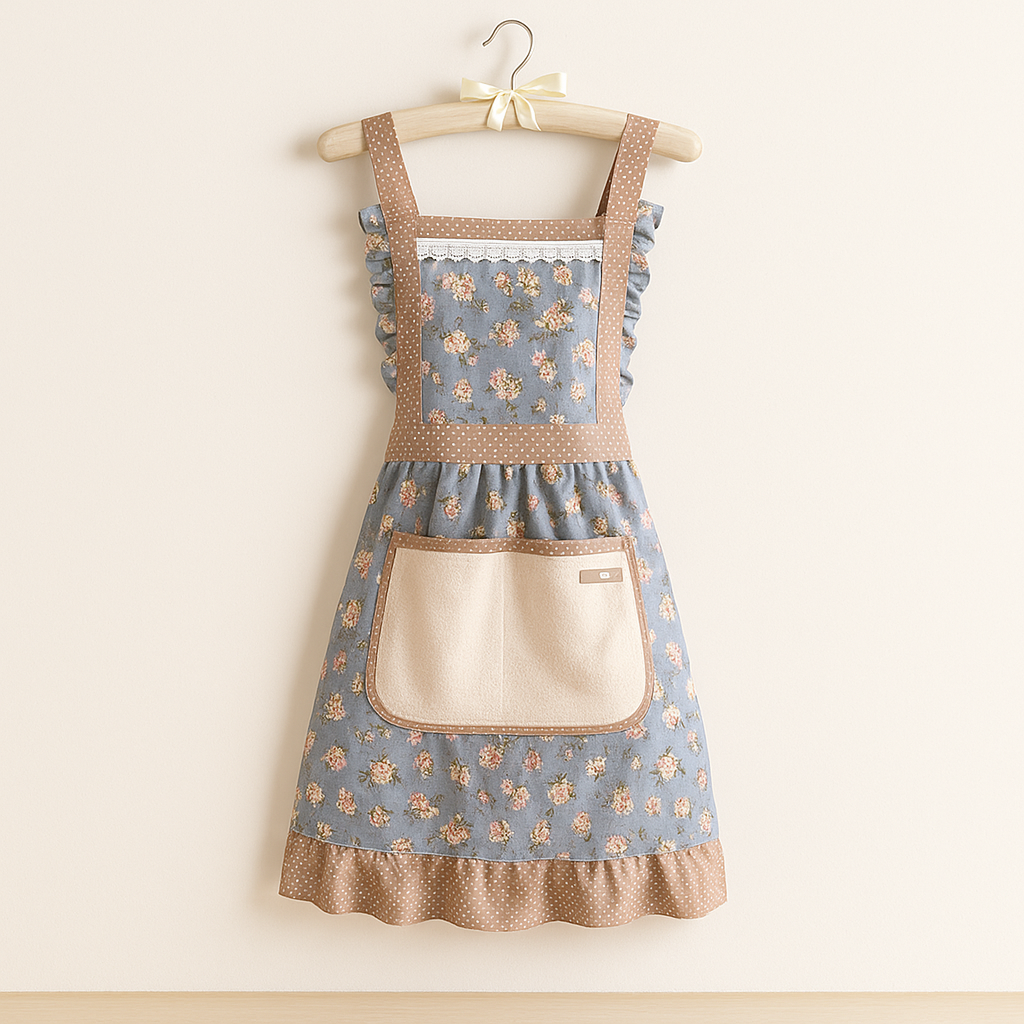 Tablier Cuisine Imperméable Fleur de Coton - BlxckFR