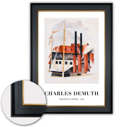 Impression d'Art Numérique Charles Demuth Vacances avec Transporteur de Piano 3