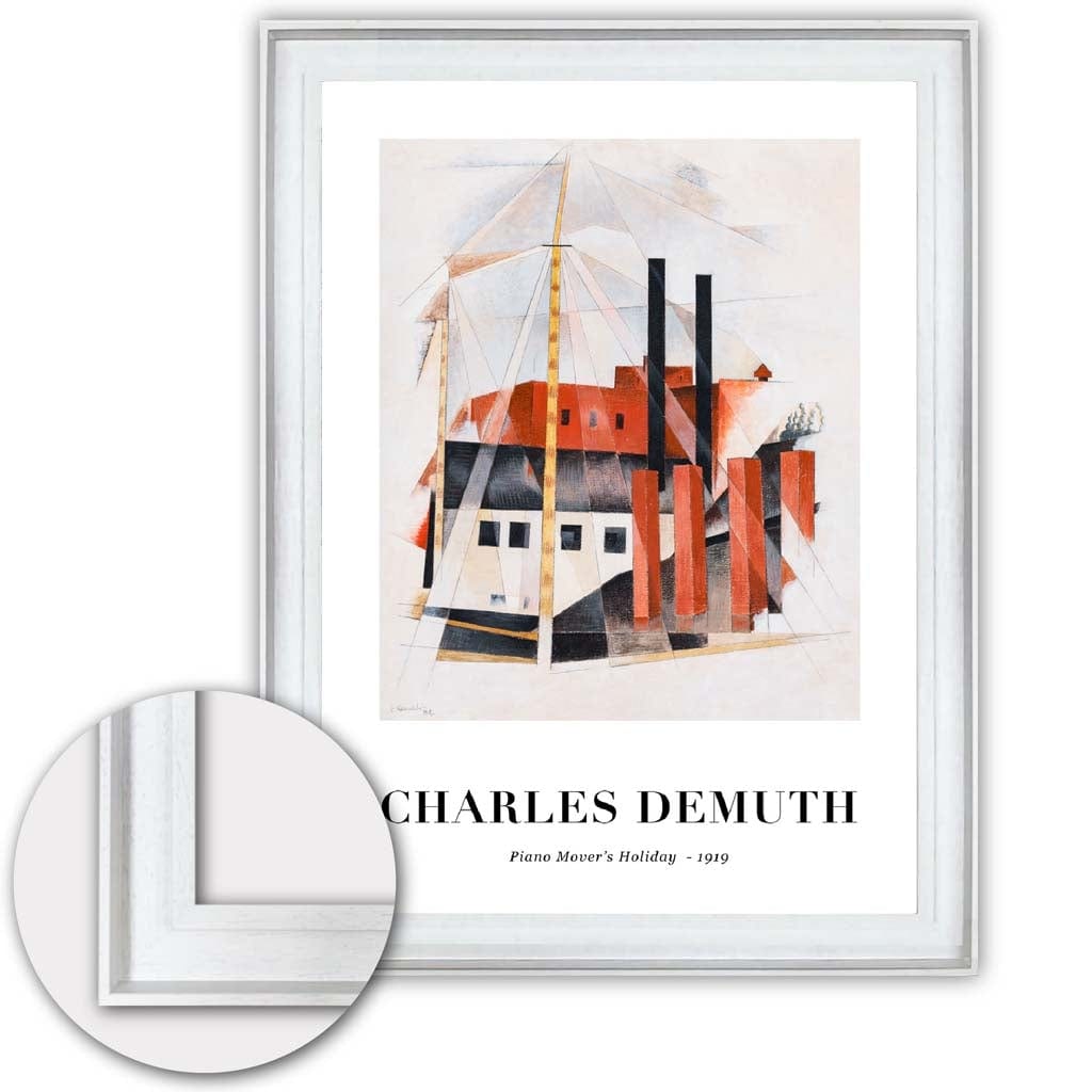 Impression d'Art Numérique Charles Demuth Vacances avec Transporteur de Piano 7