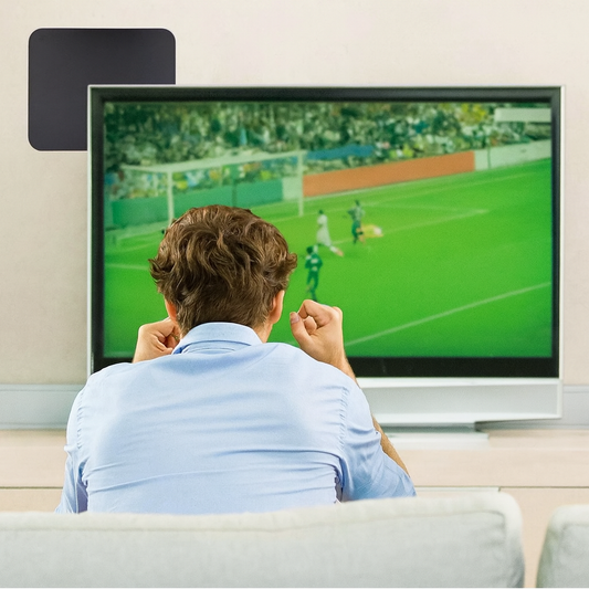 Antenne TV Intérieure Amplifiée pour Meilleur Réception - BlxckFR