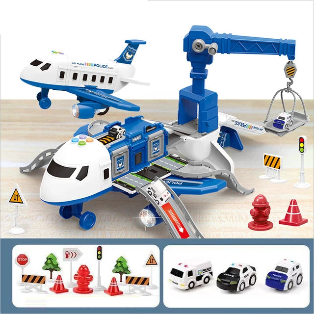 Avion de Jouet Interactif avec Accessoires pour Enfants