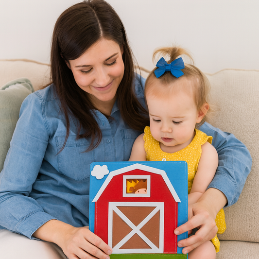 Livre Calme Éducatif en Tissu pour Enfants - BlxckFR