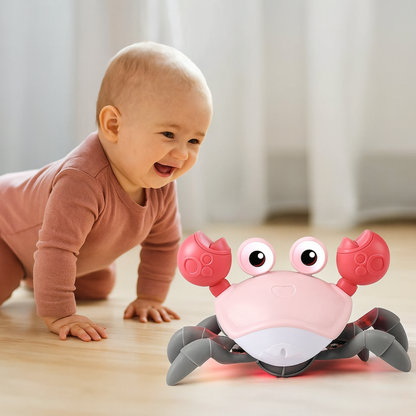 Jouet Bébé Crabe Musique Lumineux Interactif