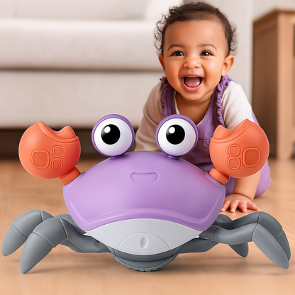Jouet Bébé Crabe Musique Lumineux Interactif