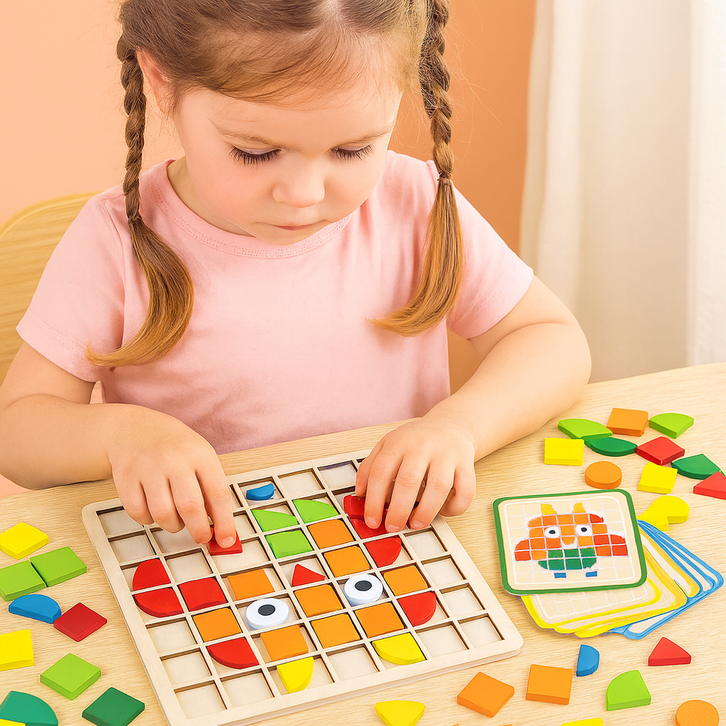 Jeu Éducatif Bois Enfant Développement Cérébral - BlxckFR