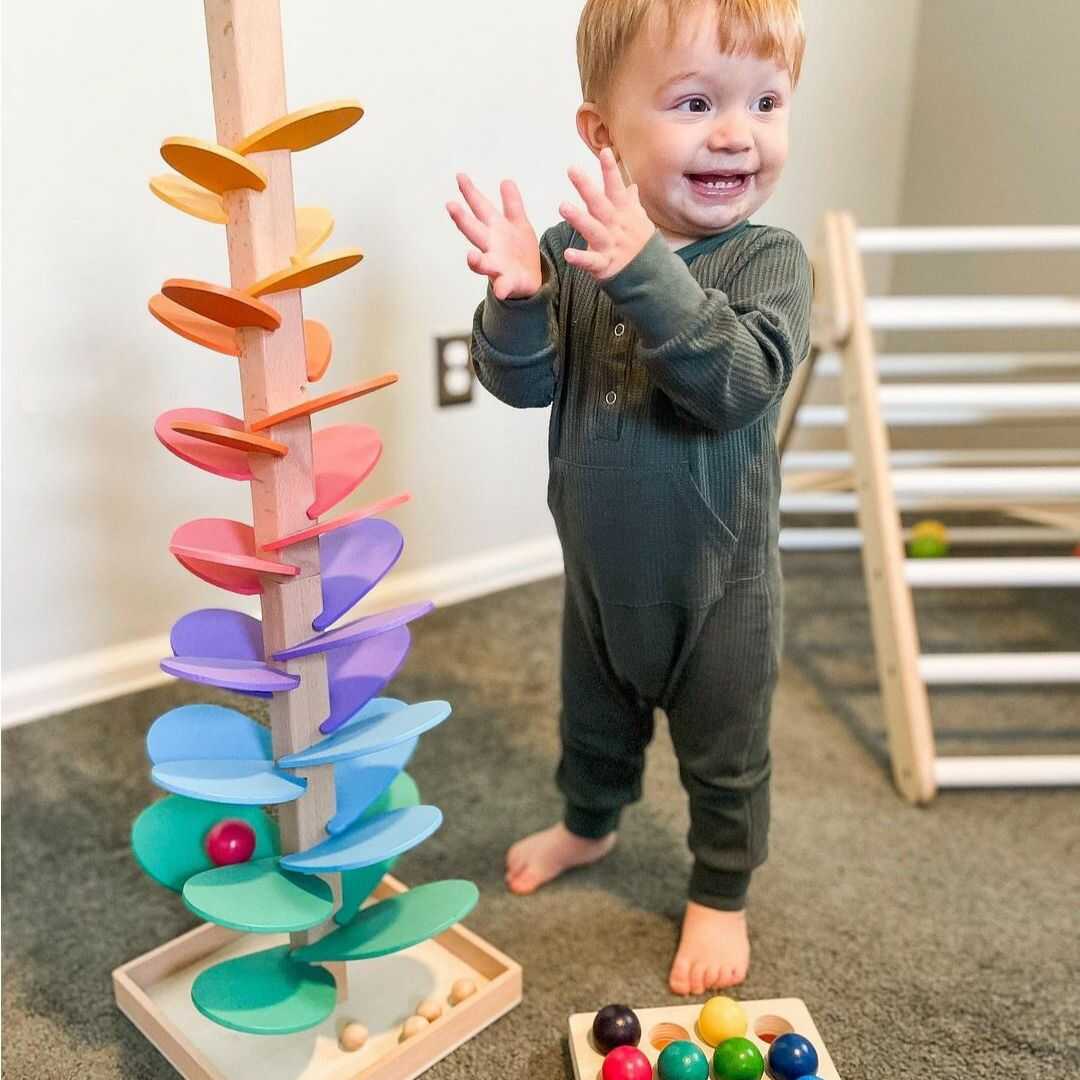 Jeu Éducatif en Bois Massif | Découverte Sensuelle pour Enfants - Foivo