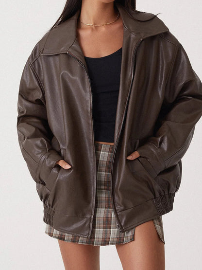 Veste Bomber Féminine Oversize Chic