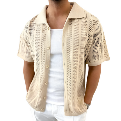 Cardigan Homme Court à Boutons Oliver