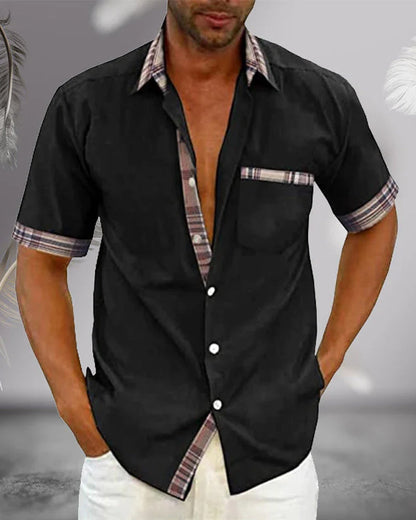 Chemise Homme Décontractée pour Été