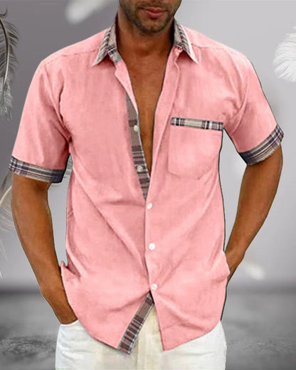 Chemise Homme Décontractée pour Été