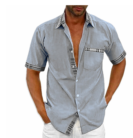 Chemise Homme Décontractée pour Été