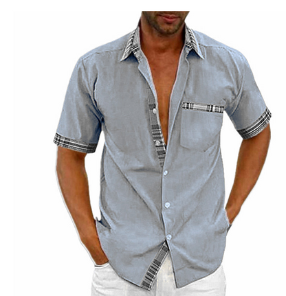 Chemise Homme Décontractée pour Été