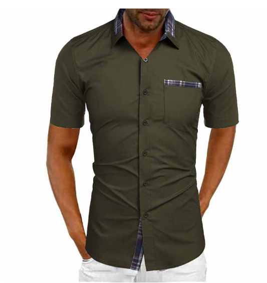 Chemise Homme Décontractée pour Été