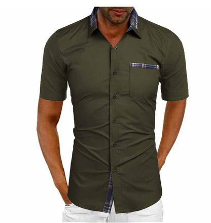 Chemise Homme Décontractée pour Été