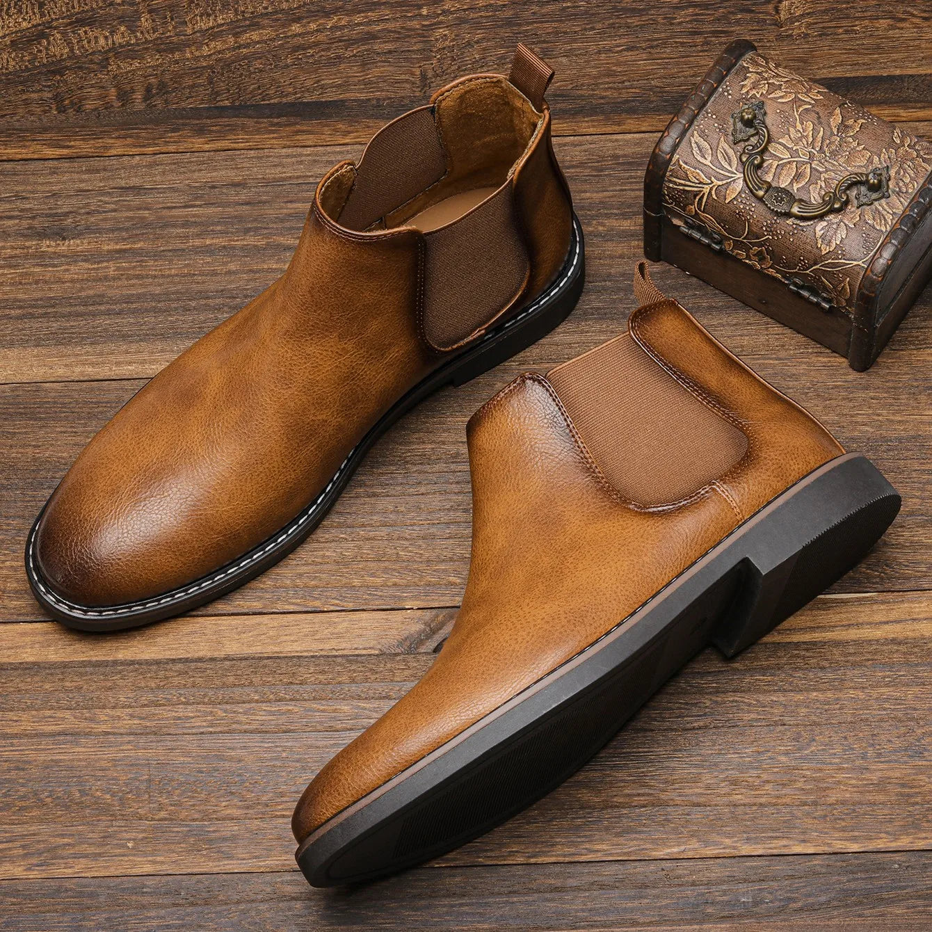 Bottines Chelsea Élégantes Homme