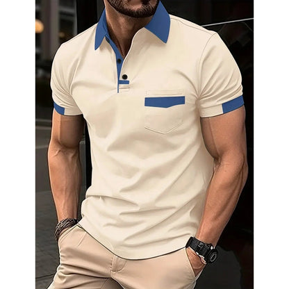 Chemise Polo Manches Longues Élégante Taille Actuelle