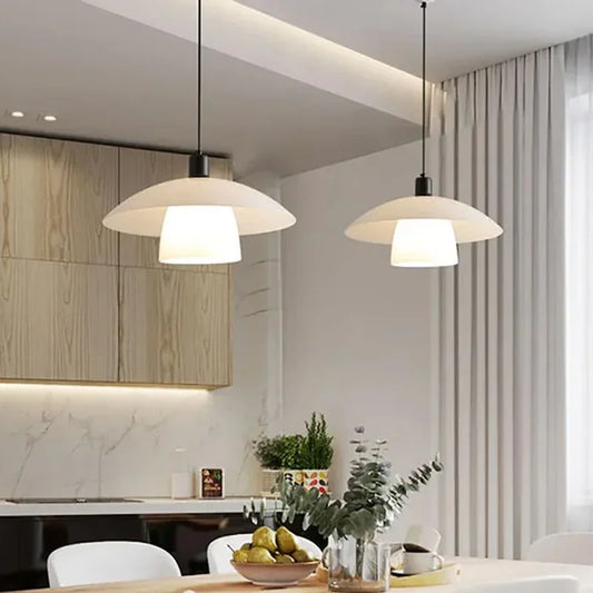 Luminaire Élégant Japonais – Suspension Design Minimaliste - Foivo