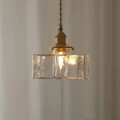 Lampe Suspendue Rétro en Verre