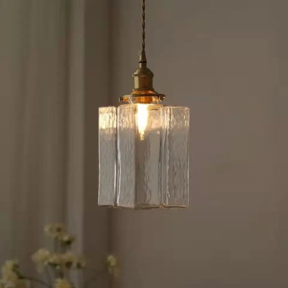 Lampe Suspendue Rétro en Verre