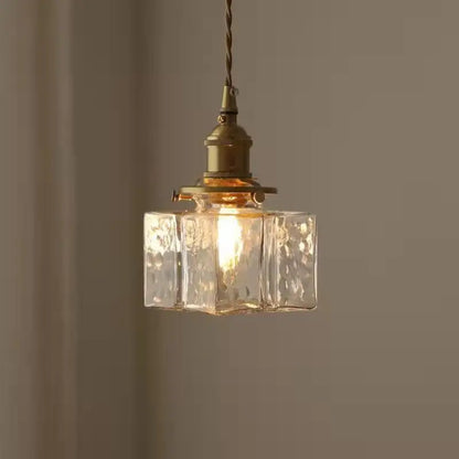Lampe Suspendue Rétro en Verre
