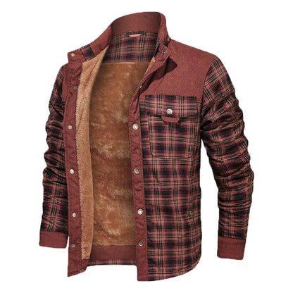Veste Hiver Cuir Doublée pour Homme