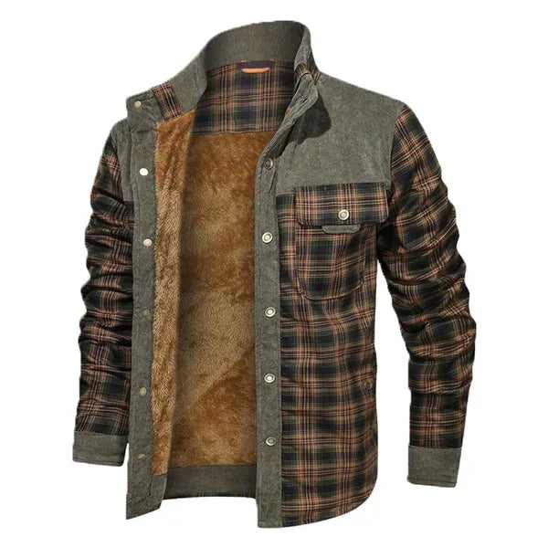 Veste Hiver Cuir Doublée pour Homme
