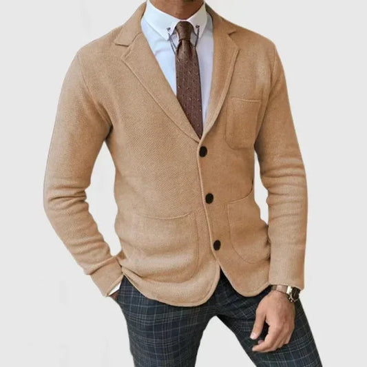 Blazer Homme Élégant Taille Slim Moderne - Foivo