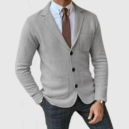 Blazer Homme Élégant Taille Slim Moderne